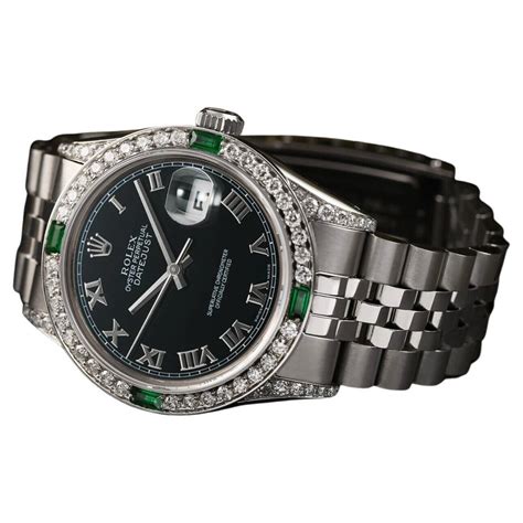 replica rolex emerald|rolex watch diamond bezel prices.